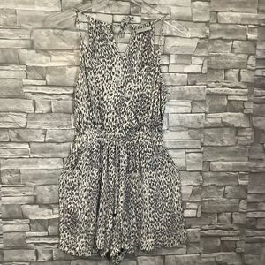 All Saints Cheetah print Romper XS NWTOT (W728)